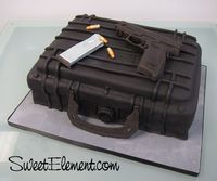 Awesome groom's cake! I am so doing this for Gib's Grooms Cake. He would be in heaven and would prolly never eat it :)