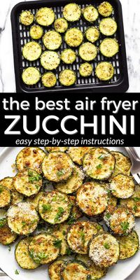 10 Minute Air Fryer Zucchini