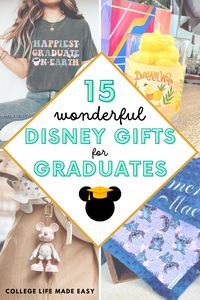 wonderful Disney gifts for graduates - celebrate graduation and surprise them with these amazing graduation gift ideas perfect for the Disney super fan. college graduation gifts for best friend, graduation gift ideas for friends