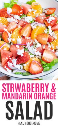 Strawberry & Mandarin Orange Salad ⋆ Real Housemoms