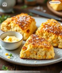 These savory scones infused with smoky paprika and sharp cheddar are perfect for breakfast or as an afternoon snack.