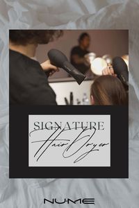 The NuMe Signature Dryer dries hair faster than the traditional dryer, cutting style time. With healthy styling in mind, NuMe always has your back.