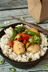 This quick and easy chicken stir fry with veggies uses just a few ingredients and is perfect for a busy weeknight. No more takeout needed!