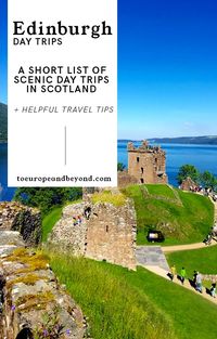 A list of things to do in Edinburgh to keep you busy for three full days. Includes castles, tartan, whisky, and other cheeky Scottish clichés.    #Edinburgh #Scotland #UK #travel #travelblog #traveltips