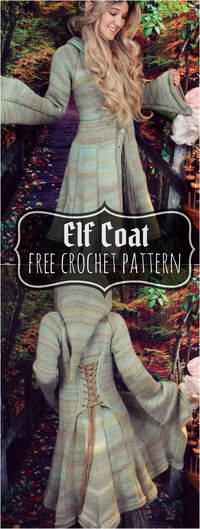 Hottest Pic how to crochet clothes Strategies Elf Coat Pattern: Medium | Morale Fiber #clothes #crochet #Hottest #Pic #Strategies