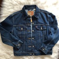 Brand New With Tags! Levi's Jean Jeacket - Style Is The Ex-Boyfriend Trucker Jacket. Dark Wash, Size Women's Small.