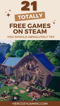 Are you tired of searching for good free games on Steam? Well, you’re in the right place because I've found loads of cute and cozy games for you to play that won't cost you a thing!   Cozy gamer | Cosy Games | pc gamer | free games to play online | free games to play | free online games | cute games | free games on steam cozy | free steam games cozy