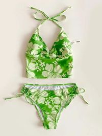 Coconut Girl Floral Bikini Swimsuit (PRE-ORDER) – Luxandluxy