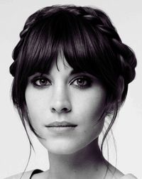 milkmaid braids | Alexa Chung