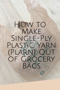 Transform your everyday grocery bags into plastic yarn (Plarn) and create amazing crafts!💖 Dive into this fun and sustainable hobby that saves money, reduces waste, and keeps our environment clean!🌎🌱 Don't miss your chance to contribute to a greener planet. See the full tutorial now!👉