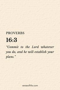 Proverbs 16:3 encourages us to commit our work to the Lord for success. This wise verse inspires beautiful Bible aesthetics, blending spiritual guidance with visual artistry. Let its words motivate you to align your plans with God's will. Explore more visually captivating scriptures that combine wisdom and beauty by clicking our website. Elevate your faith through art. #Bible #BibleVerses #BibleWisdom