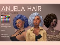 A cute faux side cut with cornrows! Hope you like it! :) Found in TSR Category 'Sims 4 Female Hairstyles'