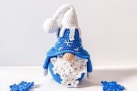 Snowfall Gnome Free Crochet Pattern