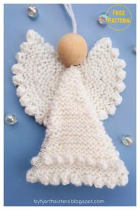 10+ Christmas Angel Ornament Free Knitting Patterns