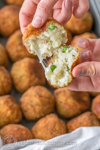 Cheesy Rice Balls (Italian Arancini) Family Approved! @natashaskitchen