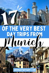 Looking for the best day trips from Munich? From fairytale castles to exploring the Alps, check out this guide for all you need to know!  What to do in Munich | Munich travel guide | Things to do in Munich | Munich day trips | Day trips from Munich | Munich day trip | Bavaria | Neuschwanstein Castle | Nuremberg |