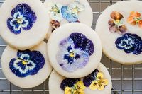 How to Make Pansy Topped Shortbread Cookies | The View from Great Island