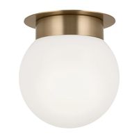 Kichler 52586CPZ Albers 8" Wide Flush Mount Globe Ceiling | Build.com