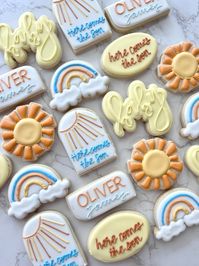 Here Comes the Son Baby Shower Cookies - Etsy