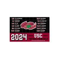 Plan your game days with the USC 2024 Football Schedule Magnet! Keep track of USC's home and away games for the season.