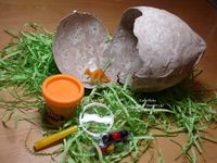 Dinosaur eggs for goodie bags, Crafting On Hat