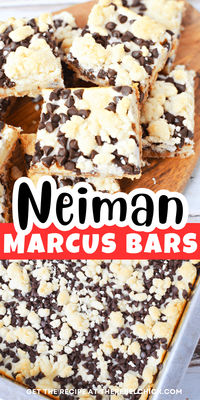 These Neiman Marcus Bars are an easy Cake Mix Cookie Bars recipe filled with chocolate goodness! Our Ultimate Cookie Bar recipe will WOW you!