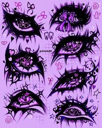 eye sketches again😱‼️‼️ (2 years later😭) i didnt notice how diff ive made them PLEASE, i hope they get more dramatic throughout the years 😽😽 but yea, i might just make this a traditional atp - #eyesketch #eyesketches #eyesketching #sketchings #digitalsketches #eyedoodle #eyedrawings #stylizedeye #altart #creepycuteart #creepycuteaesthetic #explorepage