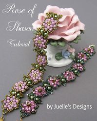 This is a tutorial for The Rose of Sharron Bracelet. This is a bead weaving tutorial that will teach you how to stitch this beautiful bracelet. Some bead weaving experience is helpful but not necessary, if this is your first time beading then I would say that this is for the intermediate beader. I do try to make my Patterns easy enough for beginers but I still say that it is for the intemediate to beaders. This pattern is great as a gift for yourself or your favorite beader.  Please note that th