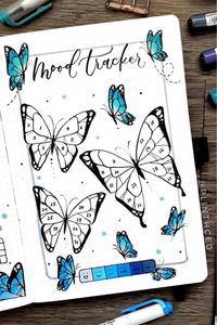 Best Butterfly Themed Bullet Journal Spreads For 2021 - Crazy Laura