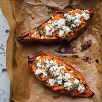 Twice-Baked Sweet PotatoesRecipe