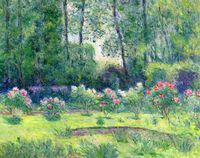 Blanche Hoschedé-Monet - Monet's Rose Garden at Giverny | Flickr