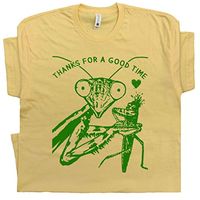 Praying Mantis Shirt Funny Bug Insect Sarcastic Graphic Tee Breakup Sex Sexual Saying for Women Gift for Wife Man Eat...