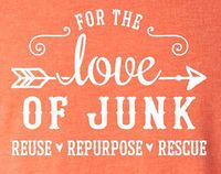 For the Love of Junk Vintage T-shirt - funky junk, junk vendor, vintage dealers, pickers, junkin' shirt