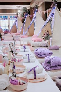 Spa & Sleepover Party Rentals - Products Provided — Dream & Party