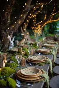 #EnchantedForest #FairyLights #WoodlandTheme #MagicalDecor #party #decor