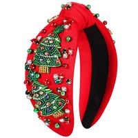 PRICES MAY VARY. ღ Christmas Headbands: Share in the Holiday cheer with our Christmas Headbands Collection! Features red/green wide top knot headband with beaded Christmas elements like Christmas tree, snowflake and reindeer on both sides, accent with shinny crystal gemstones and elegant pearls, full of Christmas atmosphere that will help you ring in the Christmas season. From ugly sweater parties to Christmas evening dinners, the Xmas beaded headband is the perfect finishing touch to all your holiday outfits! ღ Knotted Holiday Headband: Celebrate the holiday season with our Christmas Accessories for Women. Whether you're attending a holiday party or simply running errands, our festive headband will add a certain elegant yet alluring element to your Christmas outfits. These embellished Chr