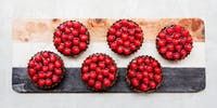 Try this Decadent Chocolate and Raspberry Tarts with Avocado recipe by Chef Barb Dunn. This recipe is from the show The Great Australian Bake Off.