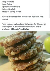 Alkaline Vegan walnut cookies