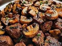 Quick and Delicious: Buttered Steak Bites with Mushrooms for Any Occasion - NewsBreak