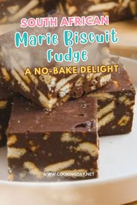 Discover the simplicity of making South African Marie Biscuit Fudge with this easy no-bake recipe. Perfect for a quick dessert or a sweet treat without turning on the oven! #NoBakeDessert #ChocolateFudge #EasyRecipe