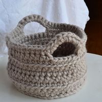 I'm finally posting the pattern for the crocheted basket. Thank you so much for all of the comments and emails. I hope you lik...