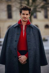 andrew garfield at paris fashion week