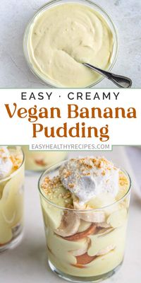 Vegan Banana Pudding (Southern Style) - Easy Healthy Recipes