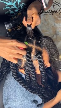 "🌟 Embrace bold beauty with these Jumbo Twist Braids! Perfect for Black women, this eye-catching hairstyle combines convenience and style, offering a protective option that’s both chic and versatile. Whether you're dressing up or down, these twists are sure to turn heads. 💁🏾‍♀️✨ #JumboTwistBraids #BlackWomenHairstyles #ProtectiveStyles #NaturalHair