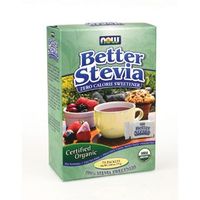 Better Stevia Organic (75 packets) by NOW Foods