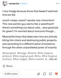 tmagp | the magnus protocol | @nanarchy on tumblr