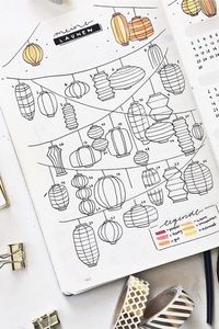 Want to add a mood tracker to your fall bullet journal theme?! Check out these September mood tracker ideas for inspiration! #moodtracker #bujospread #bulletjournal #bujoideas