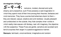 enneagram tritype 5-9-4