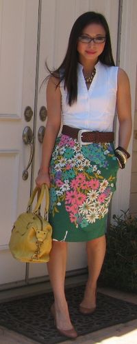 Floral skirt!!!