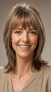 Explore the versatility of medium layered hair with bangs in our latest guide. Find styles from edgy textured bobs to smooth feathered cuts, ideal for women over 40 and 50. Embrace a new chic look that enhances your features and suits various face shapes. Perfect for any lifestyle!